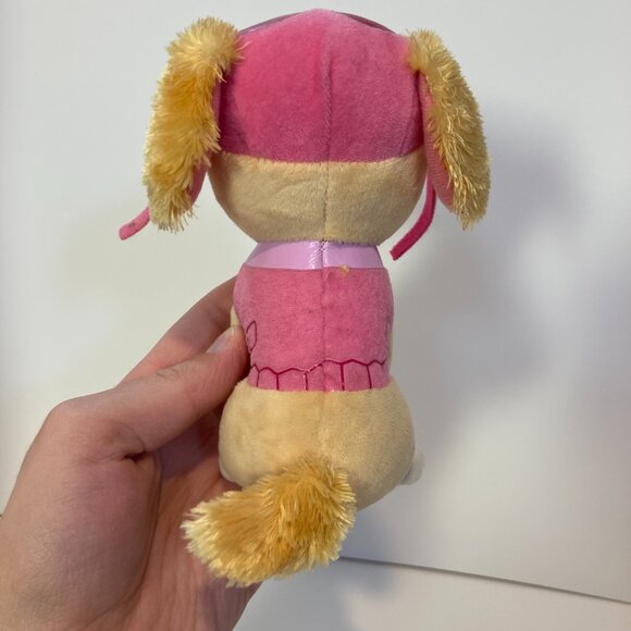 Ty Beanie Boos Skye Paw Patrol Dog 6" Stuffed Plush Toy 2017 Pink Eyes - Picture 7 of 8